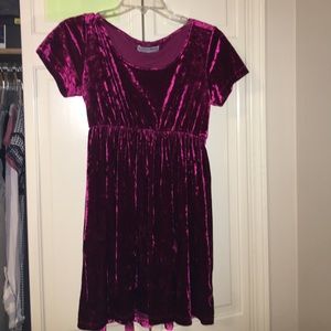 American Apparel Babydoll velvet dress